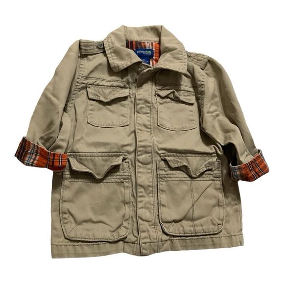 Genuine Kids by OshKosh tan jacket Preloved 2T - Picture 2 of 3